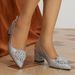 Women's Shallow-cut Sequined Beaded Block-heeled Sandals_voghion.com