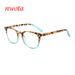 New Contrast Color Bean Curd Leopard Print Rice Nail Glasses Spring Foot Frame Reading Glasses_voghion.com