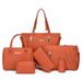 Damentaschen 2024 Frühjahr neue Damentaschen Mode Retro Mutter und Kind Tasche sechsteiliges Set Umhängetasche einzelne Schulter Handtasche Damentasche_voghion.com