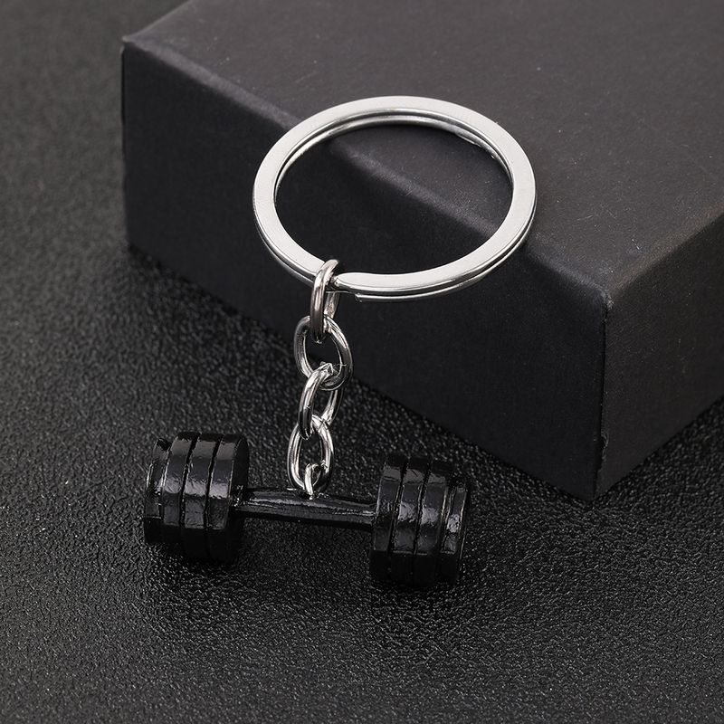 Moda Haltere Chaveiro Casal Pingente Personalidade Acessórios Chaveiro Fitness Acessórios_voghion.com