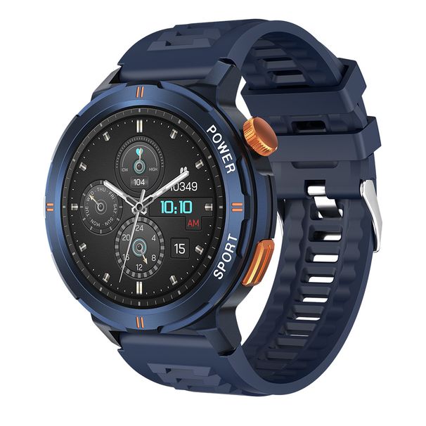 M52 Smart Watch With Bluetooth Calling, 1.46" Round Screen, Heart Rate & Blood Oxygen Monitor, Sports Tracker, Waterproof, Multi-Color Options_voghion.com