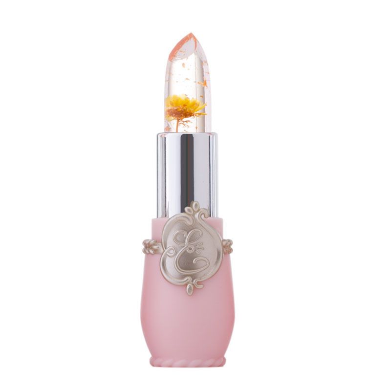 Jelly Flower Crystal Lip Balm Lipstick Temperatuur Kleurveranderende Lippenbalsem Glans Transparant Langdurige stick_voghion.com