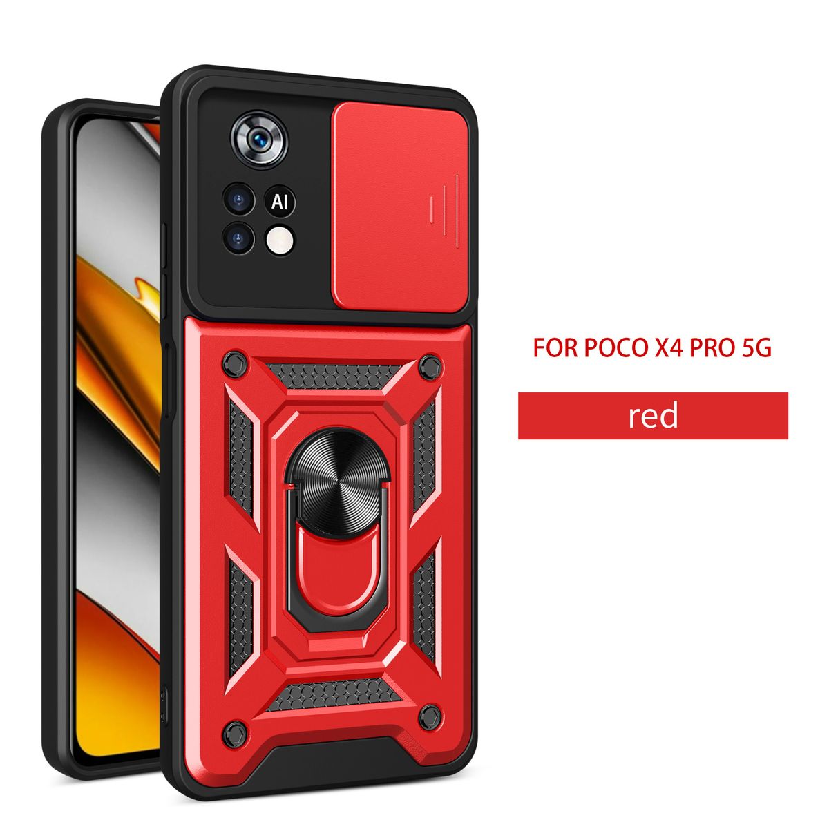 Custodia con supporto magnetico girevole a 360° per auto per Motorola Edge 50 Pro - Antiurto e antiscivolo (compatibile con Razr 50 e Edge 40)_voghion.com