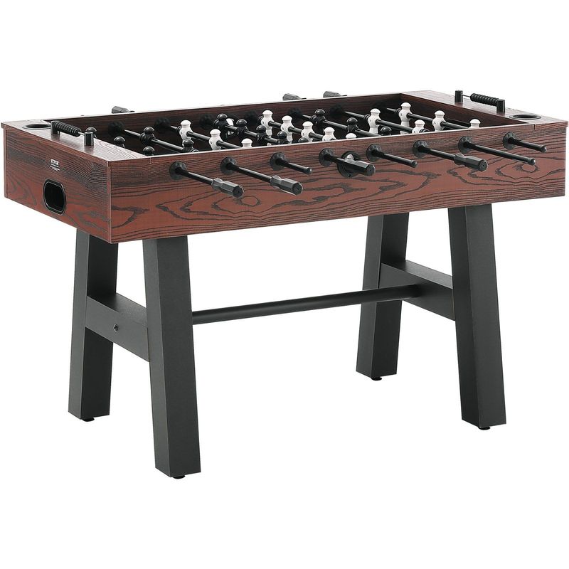VEVOR Foosball Table, 55 Inch Standard Size Foosball Table, Indoor Full Size Foosball Table For Home, Family, And Game Room, Soccer With Foosball Table Set, Includes 4 Balls And 2 Cup Holders_voghion.com