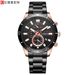 Men's Classic Quartz Watch With Date Display, Water Resistant Round Dial Wristwatch, Durable Alloy Case & Strap, Mineral Glass_voghion.com
