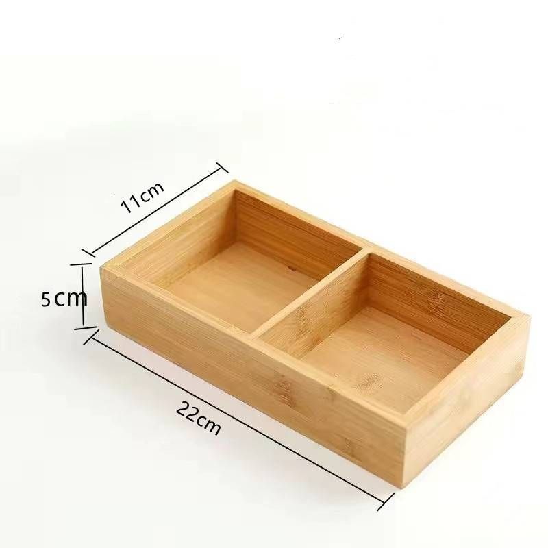 Vassoio da portata 1 pezzo Spezzatino di bambù Nove scomparti Set da tè Vassoio per snack BBQ Piatto da contorno Tre-sei-nove scomparti Vassoio per verdure_voghion.com