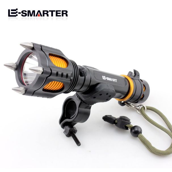 High Brightness Rechargeable Flashlight Self-Defense Anti-Wolf Security Home Outdoor Patrol Light_voghion.com