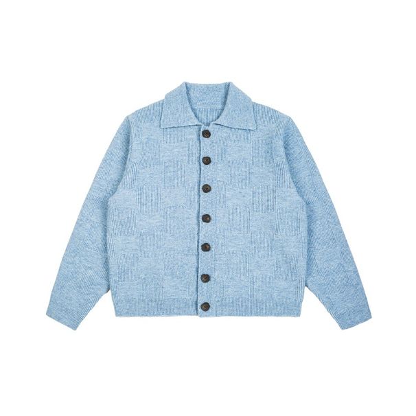 UTiiTUii Autumn Winter Cardigan Trendy Knitted Wool Men Versatile Turn-Down Collar Lazy Style Sweater Jacket 012_voghion.com