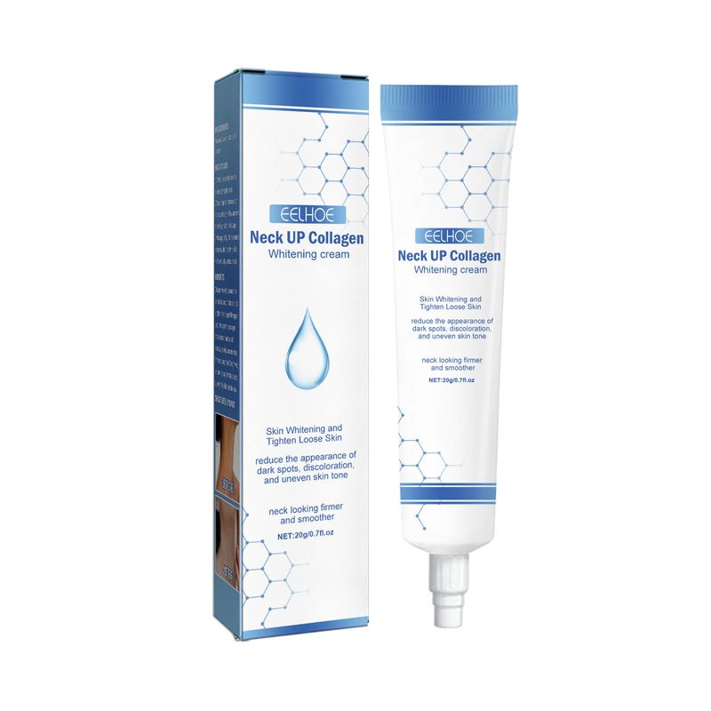 EELHOE Colágeno Clareador para Clarear Rugas, Amaciar o Pescoço, Firmar a Pele, Cuidado com a Pele e Embelezar o Pescoço_voghion.com