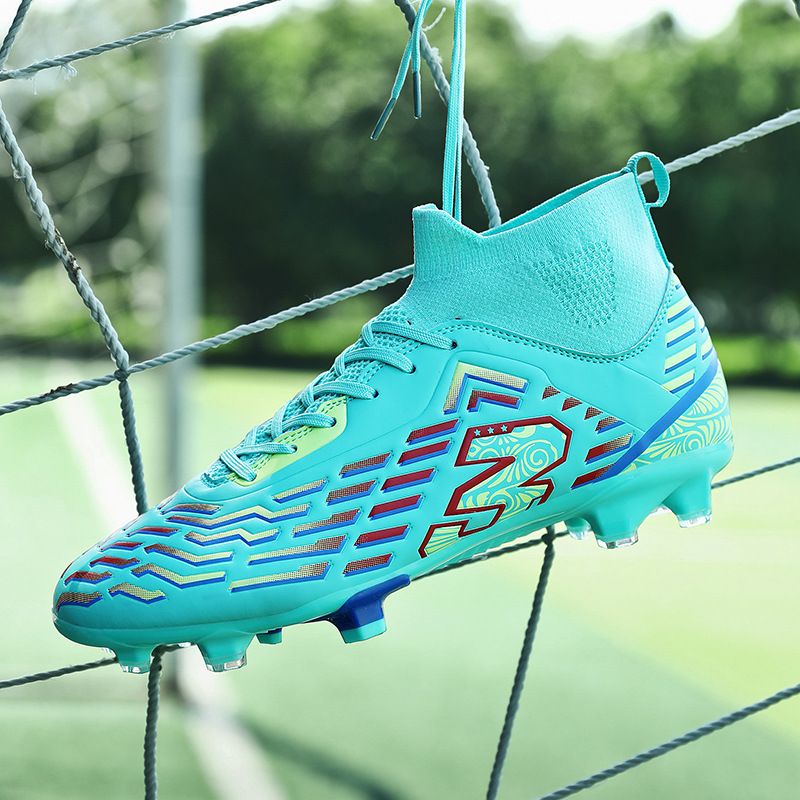 High-Top-Fußballschuhe für Männer und Frauen, gebrochene kurze AG, lange Nägel, TF, Grassport-Trainingsschuhe für Erwachsene für Studenten_voghion.com