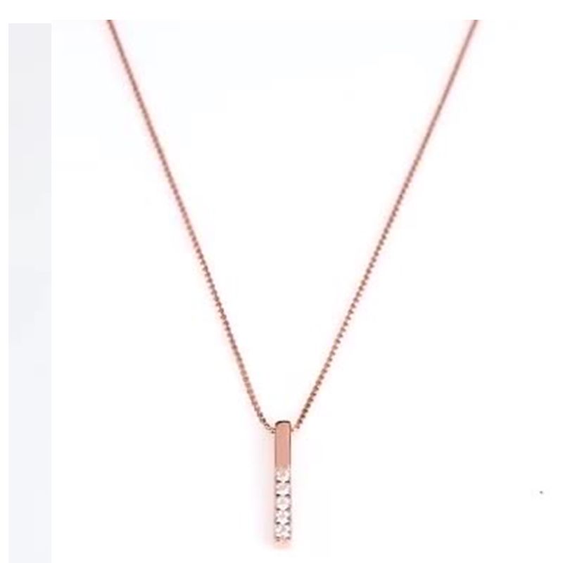 VENUS Sterling Sie nouveau Zircon strass bande forme pendentif colliers femmes bijoux chauds accessoires cadeau_voghion.com