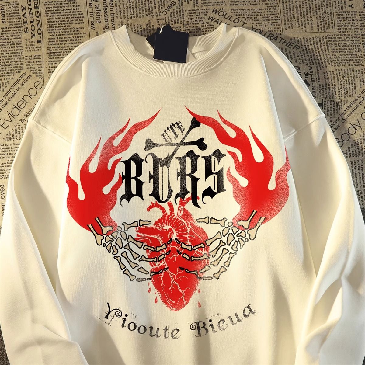 Wiosna i jesień 2024 męskie i damskie bluzy z okrągłym dekoltem wysokiej jakości_voghion.com