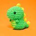 The Woobles Crochet Kit with Easy Peasy Yarn as seen on Shark Tank for Beginners with Step-by-Step Video Tutorials - Fred The Dinosaur_voghion.com