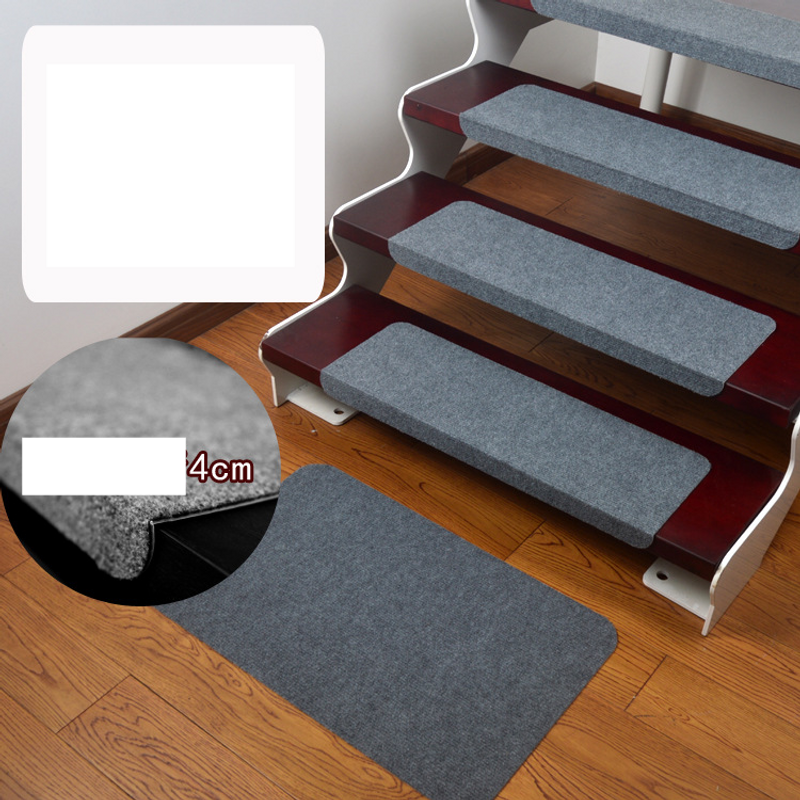 Stair Mat Step Mat Tpr Glue Free Self Adhesive Anti Slip Mat Brushed Embossed Floor Mat For Repeated Use_voghion.com