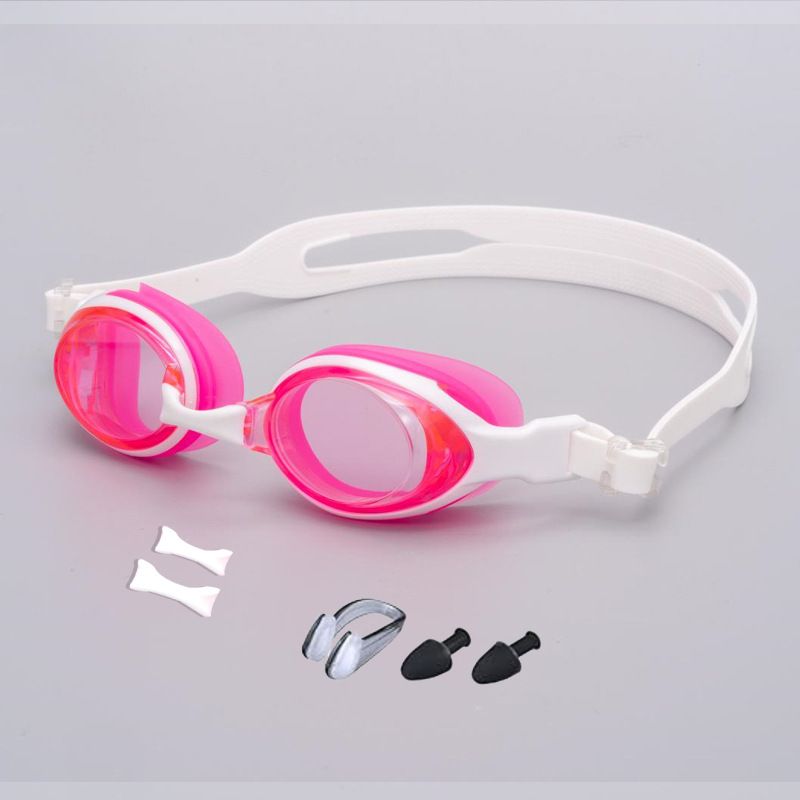 Children's high-definition anti fog, waterproof, nearsighted with degree, women's swimming goggles, diving equipment_voghion.com