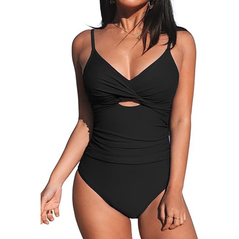 Badeanzug Damen Sexy Straps Einteiler Etwas Fett, Bedeckt Das Fleisch Und Sieht Dünn Aus Strandurlaub_voghion.com