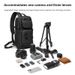Tactical Shoulder Photography Outdoor Lightweight Digital Waterproof Multifunctional Mirrorless Crossbody Camera Storage_voghion.com
