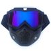 Retro Motorcycle Goggles – UV Protection, Anti-Fog, Interchangeable Lenses For Off-Road Riding, Snow Sports & Outdoor Adventures (Unisex)_voghion.com