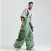 Unisex Waterproof Snow Bib Overalls – Windproof, Breathable Ski Pants With Multi-Pockets For Men & Women_voghion.com