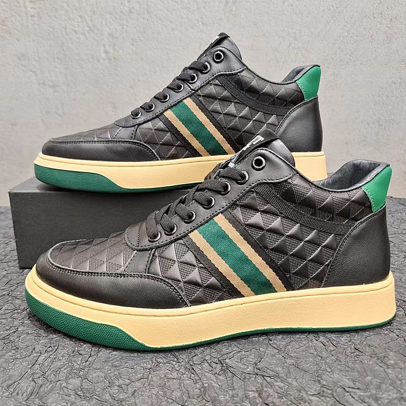 European Station Men's Shoes Tide Casual High-Top All-Match Boys' Wholesale_voghion.com