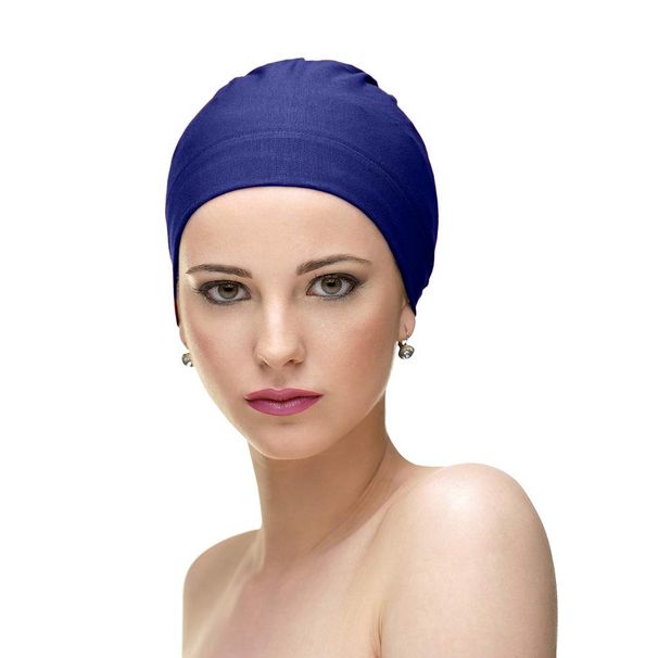 Women's Hijab solid color modal mercerized cotton bottoming hat elastic elastic breathable comfortable bottoming hat headscarf_voghion.com