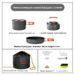 Kochutensilien Outdoor Topf Kochgeschirr Set Picknick Reise Tragbarer Camping Wasserkocher_voghion.com