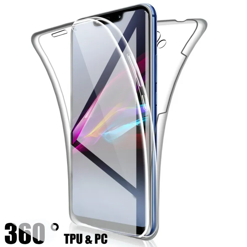 360 Full Body Silicone Plastic Shockproof Case For Samsung Galaxy S24 S23 S22 S21 S20 S30 S10 S9 S8 Plus S23FE Note8 Note9 Note10 Note20 Ultra Cover_voghion.com