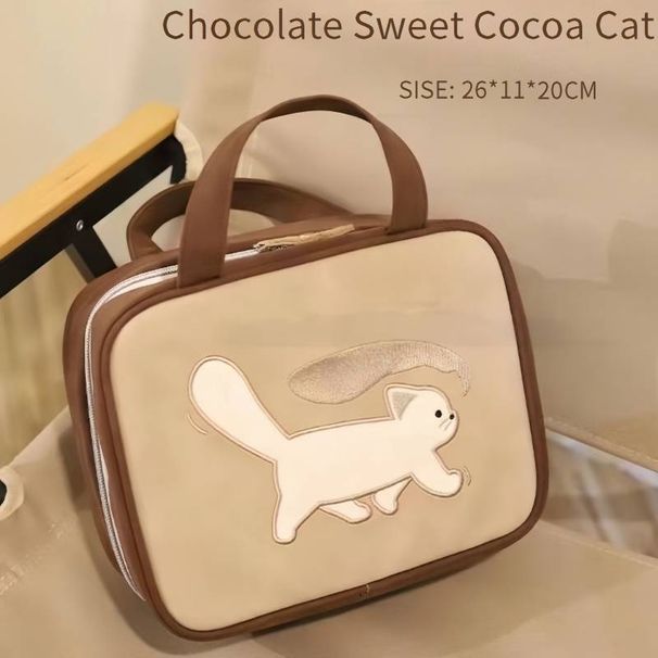 Kadınlar İçin Lüks Seyahat Makyaj Çantası - Benzersiz Tasarıma Sahip Büyük Kapasiteli Su Geçirmez Tuvalet Malzemeleri Düzenleyici_voghion.com