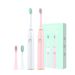 Smart Sonic elektrische tandenborstelset – 30.000 RPM steriliserende UV-reiniging, 3 standen, batterijduur van meer dan 50 dagen (wit/roze/steriliserende editie)_voghion.com