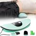 Electric Lumbar Traction Adjustable Vibration Massager Spine Support Back Massage hine Waist maseador_voghion.com