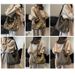 Vintage Leopard Canvas Schultertasche für Damen 2025 Große Damen-Tragetasche Modedesigner Damenhandtaschen Geldbörsen Bolsas_voghion.com