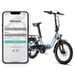JOBOBIKE Ace Pro 20'' kokkupandav elektriratas täiskasvanutele pöördemomendi anduri ja Bluetooth-ekraaniga_voghion.com