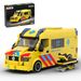 648Pcs European Ambulance Model Building Block Brick Educational Assembly Toy Children Boy Gift_voghion.com
