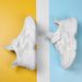 Mädchenschuhe, Jungen 2025 Frühling Herbst Mesh Atmungsaktive mittlere und kleine weiche Sohlen Schulkinder weiße Sportschuhe_voghion.com