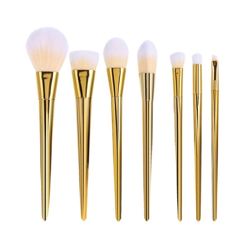 7 stücke Professionelle Make-Up Pulver Applikator Kit Für Foundation Blush Lidschatten_voghion.com