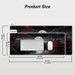Table Mat Riverside Full Moon Table Mat Black And Red Large Mouse Mat_voghion.com