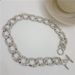 Trendy Cuban Full Diamond Thick Necklace Personality Super Cool Neck Chain Fashion Disco Choker_voghion.com
