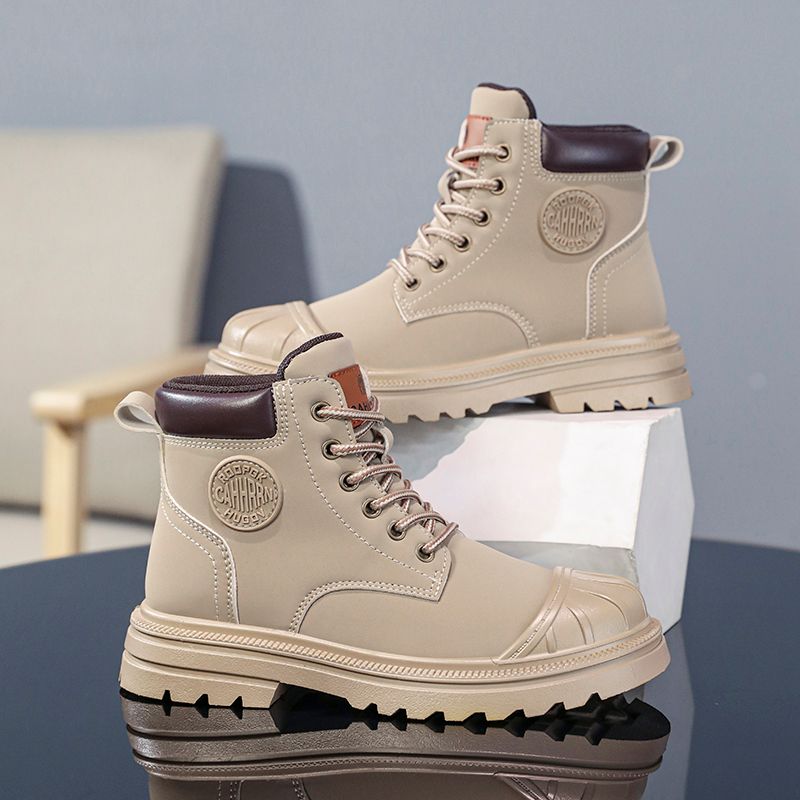 Shell Head Martin Boots Cargo Knight Boots Boys And Girls' Shoes Medium And Large Children's Fashion Shoes_voghion.com