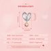 Herz-Quaste-Charm Sterling Silber Charm, SCC2962_voghion.com