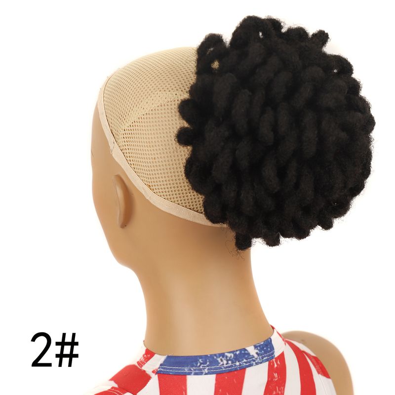 African Wig Code Packet Of The Released Version Female, Code Packet Of The Released Version Dreadlocks Ball Head Hair Bag Fluffy Explosion Hair Bag_voghion.com