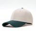 Cappello da baseball versatile con fibbia in rame, a sei pannelli, in puro cotone di alta qualità, con motivo a becco d'anatra e blocchi di colore_voghion.com