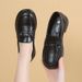 Top Layer Loafers 2024 Britischer Stil Kleine Leder Vielseitige Weiche Sohle Einzelne Schuhe Für Frauen Echtes Rindsleder_voghion.com
