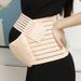 Pregnant Women's Three Piece Set Of Elastic, Breathable Adjustable Waist And Uterine Support_voghion.com
