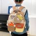 Ergonomic Kids Backpack For Ages 3-6 – Lightweight School Bag With Padded Straps & Cartoon Prints (Pink/Lavender/Blue/Brown)_voghion.com