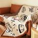 Micro Fiber Simple Art Atmosphere Sofa Cover Bed Blanket Skin Friendly Warm_voghion.com