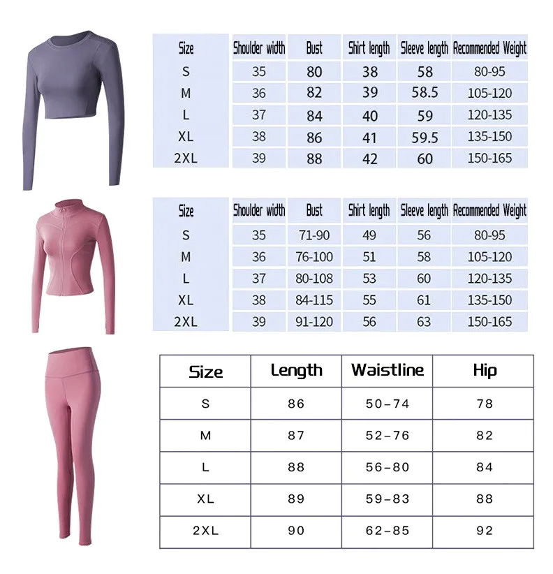SUPERFLOWER Women Yoga Set Sports Suit Seamless Workout Running Legging T-shirt Coat Bra Set 2-4 Piece_voghion.com