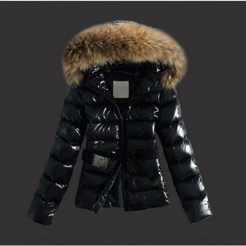 Chaqueta de algodón con cremallera y capucha para mujer (sin cinturón)_voghion.com