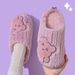 Ciabatte invernali unisex – Scarpe da interno con fodera in peluche e suola antiscivolo (disegno a forma di orso, apertura posteriore/chiusa, taglie dalla 24 alla 45)_voghion.com