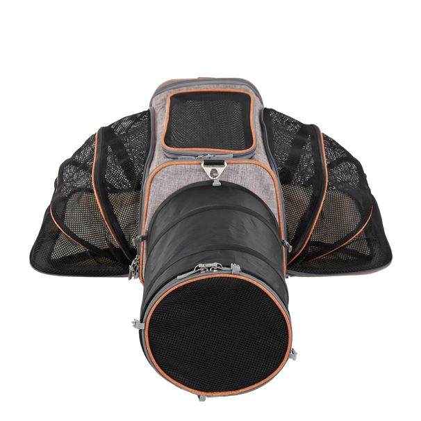 Sac de transport pliable et respirant pour animaux de compagnie, multifonction, pour chiens et chats, idéal pour les sorties_voghion.com