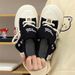 Versatile Canvas Shoes Women's 2025 New Multi-Functional Chunky-Sole Casual Sneakers_voghion.com